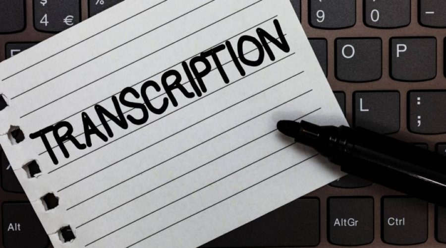 Transcription services in 2020: transcribe audio and video in the text